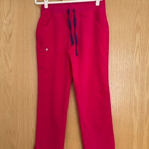 Figs Ultra Rose Kade Cargo Scrub Pants